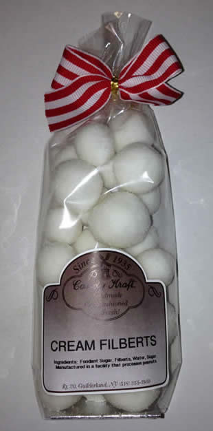 Cream Filberts Creamed Filberts Mothballs Snowballs 2575 Western Ave. Altamont NY 12009 Guilderland, NY